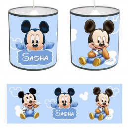 Lustre chambre Mickey personnalisé