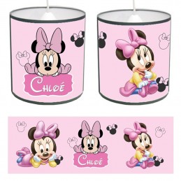 Lustre chambre personnalisé Minnie