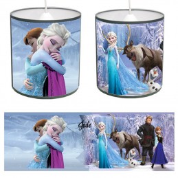 Lustre chambre personnalisé reine des neiges