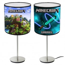 Lampe pie métallique Minecraft
