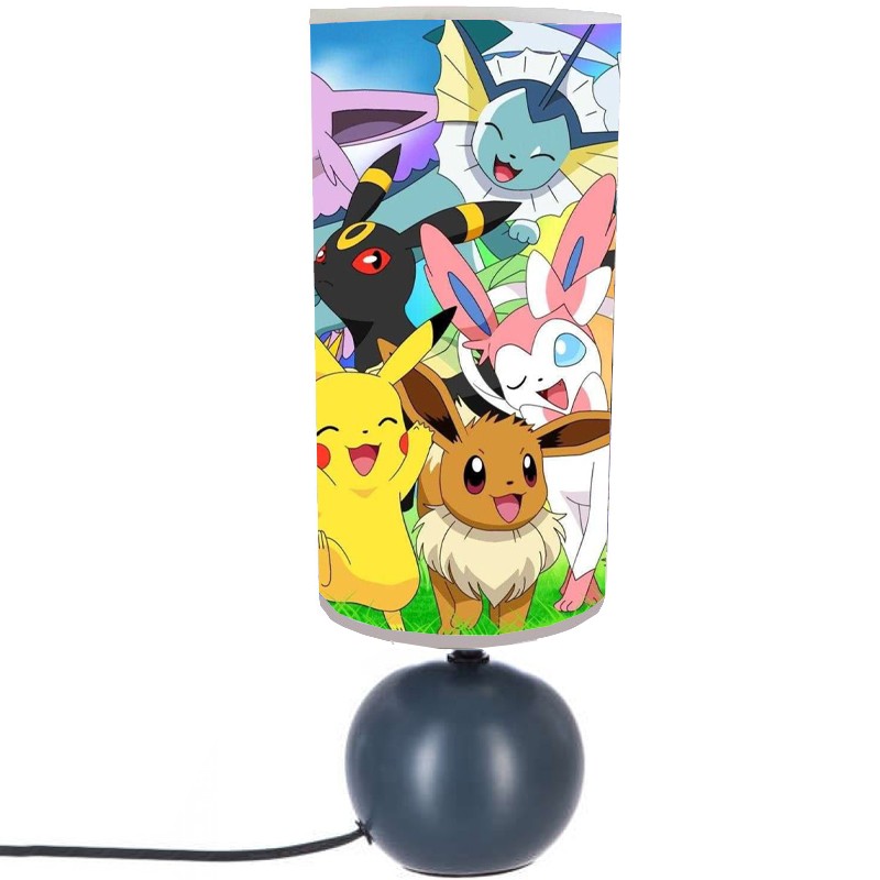 Lampe Pokemon - Lampe de Chevet Pokemon Personnalisée