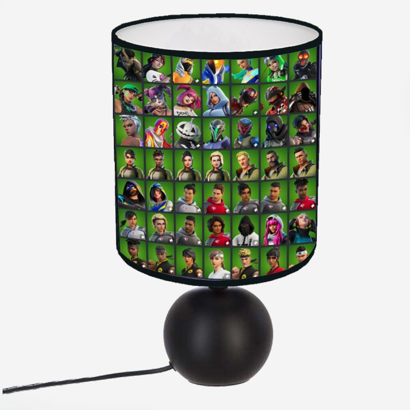 Lampe De Chevet Personnalisée Avec Prénom D'enfant - Création Artisanale Française - Abat-jour Coton, Pied Céramique