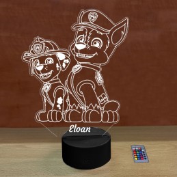 Lampe de chevet veilleuse à led Pat patrouille paw patrol - Pat Patrouille