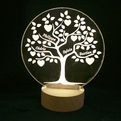 Lampe Personnalisée Arbre de Vie