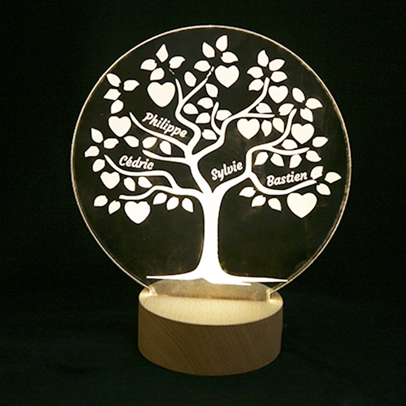 Lampe Personnalisée Arbre de Vie Lampe Personnalisée Arbre de Vie