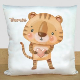 Coussin Tigre Personnalisé