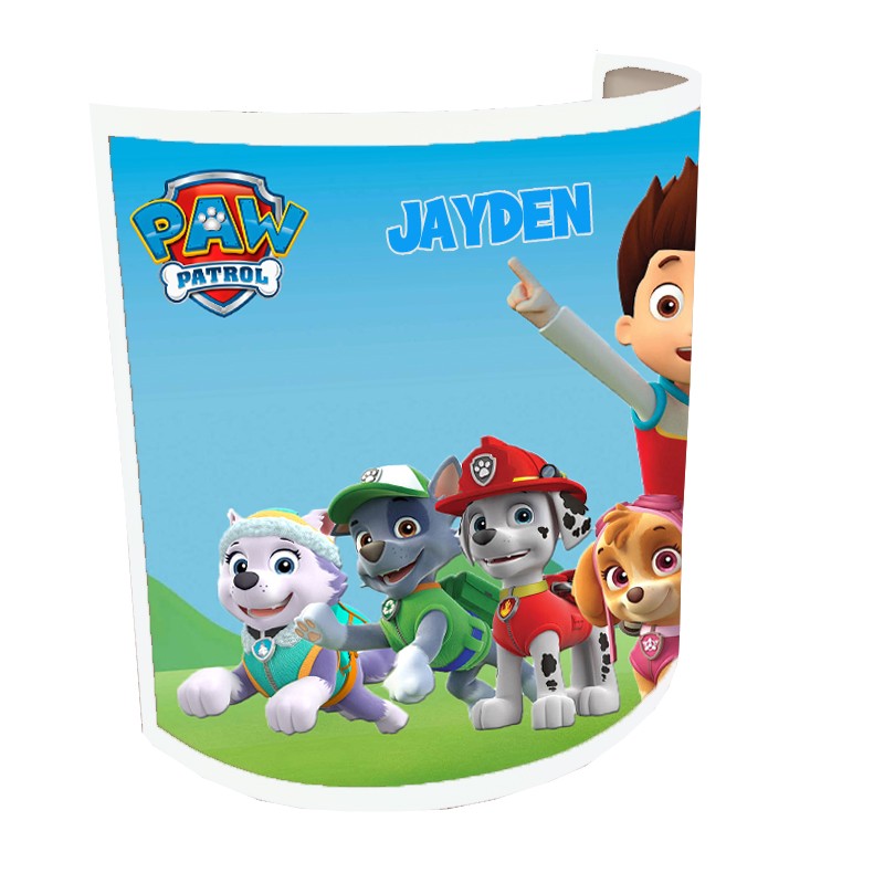 Applique murale Pat Patrouille personnalise - Lampe chambre enfant