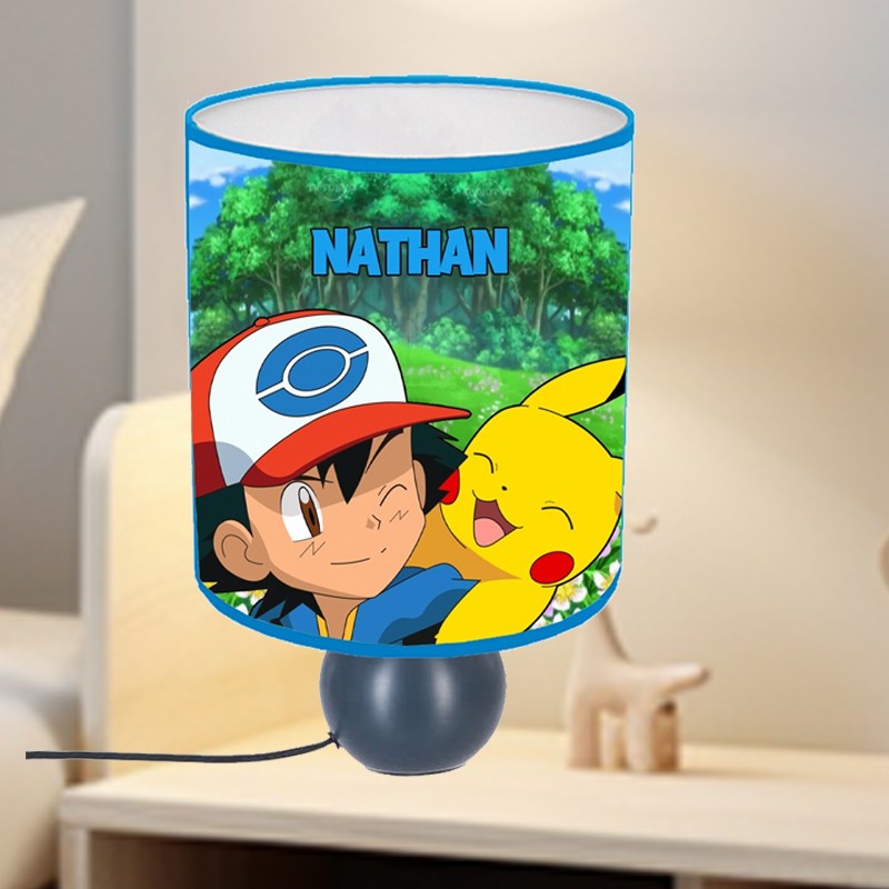 lampe de chevet pokemon personnalisable lampe de chevet pokemon personnalisable