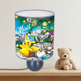 lampe de chevet Pokémon Pikachu personnalisable