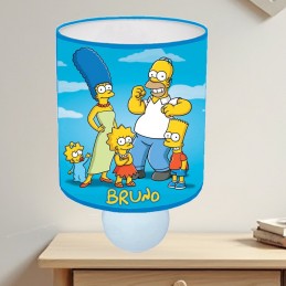 lampe de chevet Les Simpson personnalisable