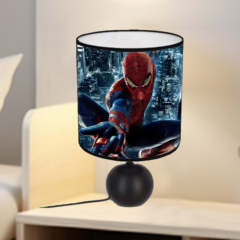 lampe de chevet Spiderman personnalisée lampe de chevet Spiderman personnalisée