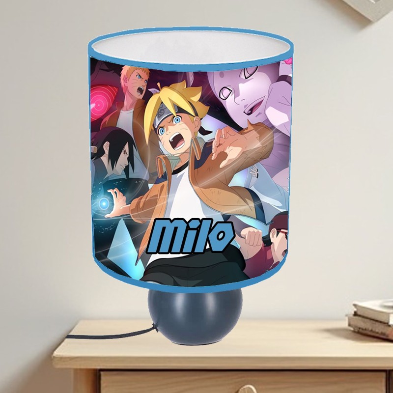 lampe de chevet Boruto personnalisée