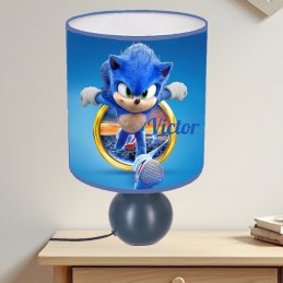 lampe de chevet Sonic personnalisée