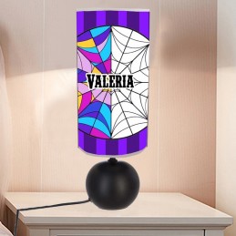 lampe de chevet Mercredi Addams personnalisée
