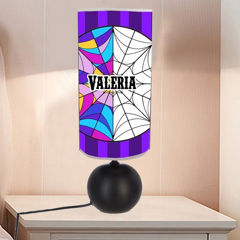 lampe de chevet Mercredi Addams personnalisée lampe de chevet Mercredi Addams personnalisée