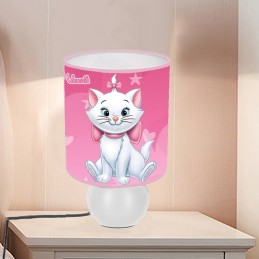 lampe de chevet chat Disney personnalisée