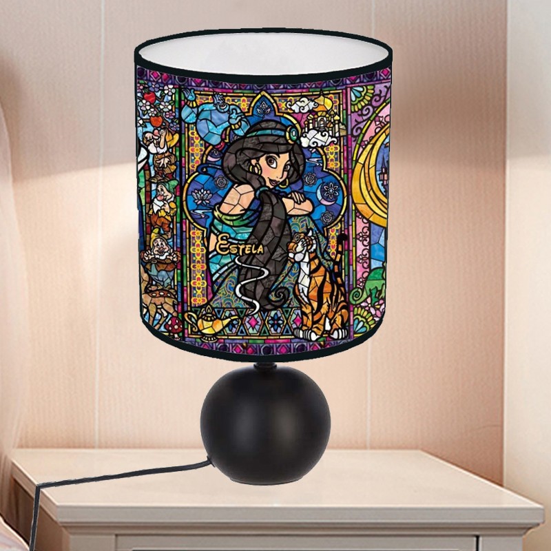 Lampe de chevet princesses Disney personnalisée