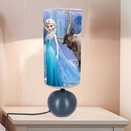 Lampe de chevet La Reine des neiges personnalisée