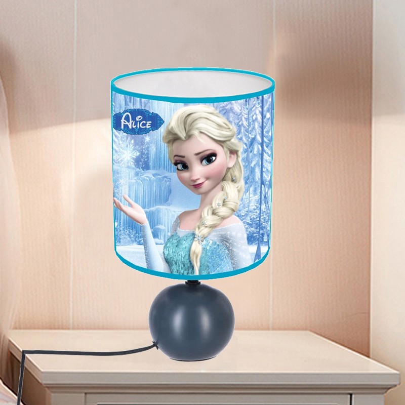 Lampe de chevet La reine des neiges personnalisée