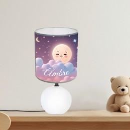 Lampe de chevet bébé personnalisée