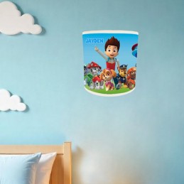 applique murale Pat patrouille personnalisée