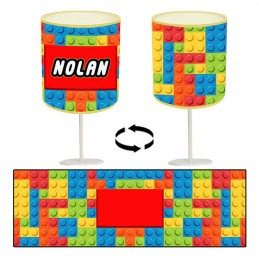 Lampe Lego personnalisée - Briques
