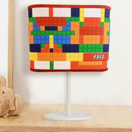 Lampe de chevet rectangle Lego