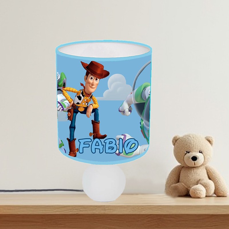 Lampe de chevet Toy Story personnalisée