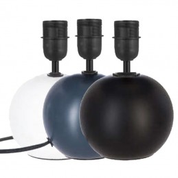 Pied de lampe boule en grès
