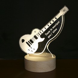 Lampe personnalisée Guitarre