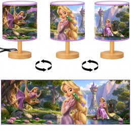 Lampe de chevet Raiponce Personnalisée
