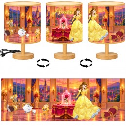 Lampe de chevet La Belle et la Bête