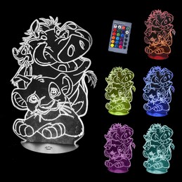 Lampe Personnalisée Le Roi Lion