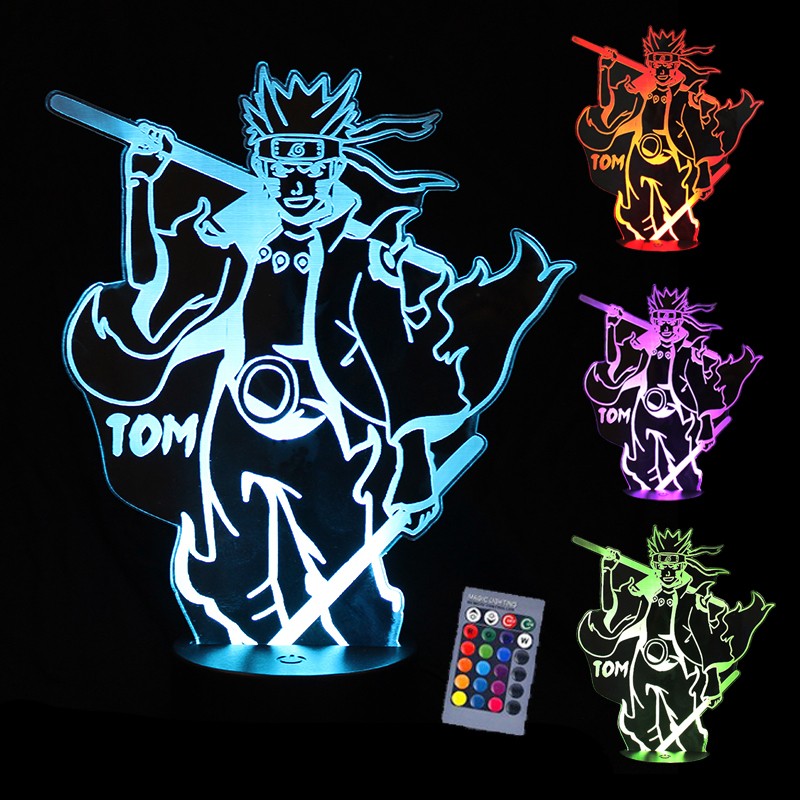 Lampe Personnalisée Naruto Lampe Personnalisée Naruto