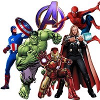 Lampe personnalisée avengers - Avengers